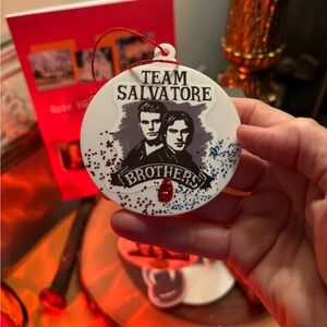 Team Salvatore TVD+ inspired custom Christmas ornament car hanger fun